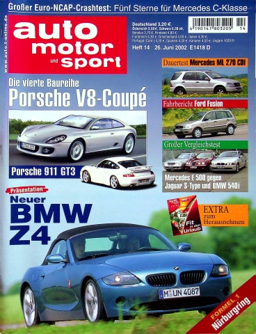 Deckblatt Auto Motor und Sport (14/2002)